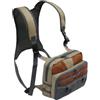 Generic Zaino da pesca, impermeabile, regolabile, con toracica | Zip Down Workstation Fly - Borsa per attrezzi da pesca da uomo, kayak all'aperto, barca, riva