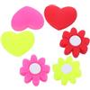 iplusmile Ammortizzatore 6 Pezzi a Forma di Fiore e Cuore in Silicone | Riduce gli Impatti Sulle Corde, Design Divertente e Giocoso, per Partite Professionali e Junior