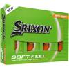 Srixon SOFT FEEL BRITE - Palline da golf ad alta visibilità e tocco ultra-morbido | Lunga distanza e traiettoria stabile | Spin controllato e rapido rilevamento | Arancione/Rosso/Verde