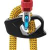 Generic Mano Ascender Corda Regolabile Morsetto Ascender Riser | Attrezzatura all'aperto ammortizzante, ingranaggio a sgancio rapido per accesso alla costruzione di lavori forestali