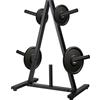 UNICRAFTALE Supporto per manubri in acciaio al carbonio per alberi, per piatti, casa, palestra, 48,5 x 30 x 63,5 cm