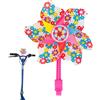 Generic Girandola a vento per manubrio bici per bambini | Girandola morbida per | Simpatica decorazione rotante per bambini, per bicicletta, scooter, maniglia per triciclo, colorato, per concerti