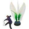 Generic Volantino Cinese Jianzi Volantino Plume | Piume bianche per sport ai piedi all'aperto giocattolo gioco