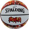 Spalding Pallacanestro - Serie Graffiti - Misura 7 - Rosso - Esterno - Gomma