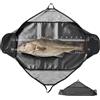 yijinyxm Tappetino da Pesca, Materassino Carpfishing con Metro, Pieghevole Impermeabile Tappetino da Sgancio per Pesare con Maniglie, per Persici Grossi, Carpe, Pesci Gatto, Predatori, 120x65cm
