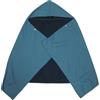 UPKOCH Asciugamano Poncho Cappuccio e Bottone, Blu, Microfibra | Leggero e Asciugatura Rapida, Forma Ampia, per Viso e Capelli nella Stagione Calda