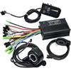 Generic Controller Motore brushless a Onda sinusoidale 24V 36V 48V 350W 18A S810 Display a Pannello Kit protocollo UART n. 2 for Bicicletta Scooter Elettrico(48V FOC 18A-S810 Kit)