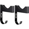 Naqqios Supporto per mazza da baseball, 2 pezzi, espositore da parete con | Mazza da baseball per corridoio, cantina, club, dormitorio, posto di lavoro, casa, portico, garage, soggiorno