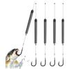 Generico Pre-Tied Floating Hook Bottom Fishing Rig - Ready-to-Use Snag-Resistant Lea | 7.87x1.57 Inch (20x4cm) Rig Dimensions, Heavy-Duty Nylon Line & Steel Wire Hook Assembly, Floating Hook Design For Automatic