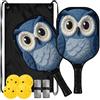 FRODOTGV Gufo Animale Spin Pickleball Paddles | Pala de Pickleball per principianti intermedi