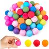 MUZHUPGUZ 40 palline da ping pong colorate da 40 mm | Palline da ping pong in plastica, per allenamento, feste, giochi in famiglia, fai da te, decorazioni
