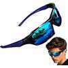 Generic Occhiali da sole polarizzati, occhiali da sole comodi di sport all'aperto | Occhiali da sole polarizzati UV, per guida, pesca, sport all'aperto, comodi, polarizzati, protezione solare