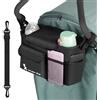 EUIEUT Borsa per Passeggino Universale Organizer Universale per Passeggino Borsa da Appendere Passeggino con Spallacci Impermeabile Borsa per Passeggino per Biberon Pannolini Salviette Cellulare