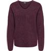 ONLY Pullover ONLCAMILLA V-NECK L/S PULLOVER KNT NOOS Donna
