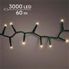 KAEMINGK Luci Di Natale Lumineo Compact 3000 LED 60 m Soft Gold con Timer