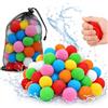 GUHIRALONA 36 palline colorate in spugna con rete portaoggetti
