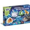 Clementoni Scienza e Gioco Lab - Cristalli e Pietre Preziose, Laboratorio Scientifico per Bambini 8+ Anni, Esperimenti per Creare Cristalli e Pietre Preziose, Made in Italy, Lingua Italiana, 19314