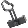 OUNONA Adattatore Smartphone per Telescopio 10x20 Abs Nero | Supporto Stabile, per Foto Telefono, Accessorio Fotografia per Montaggio su Monoculare