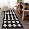 Siunwdiy Tappeto Passatoia Cucina Corridoio Antiscivolo e Lavabile, motivo a rombi Tappeto Runner Lungo 60 x 250 cm per Cucina, Ingresso, Soggiorno, Bagno