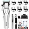 KEMEI Trimmer KM-1798 - Tagliacapelli da uomo | Regolabarba senza fili, tagliacapelli da barbiere con USB ricaricabile, tagliacapelli, dissolvenza, regalo per uomini