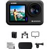 AGFAPHOTO Action Camera AC9500 Real 4K 30FPS Doppio Schermo Touch