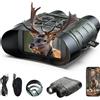 HOTPEAK Binocolo Visione Notturna WiFi 112MP 4K Binocolo Notturno Digitale con Zoom 12X