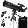 Celestron 22030 Travel Scope Telescopio rifrattore portatile con obiettivo 80mm