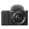 Sony ZV E10 Fotocamera per vlogging con obiettivo 16-50 mm (APS C) Video 4K