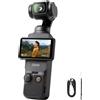 DJI Osmo Pocket 3 Bundle Fotocamera per Vlog con CMOS da 1 4K/120fps