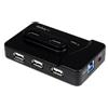 STARTECH Hub USB 3.0/2.0 6 Porte con Presa di Ricarica 2A Dockingstation