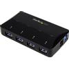 STARTECH Dockingstation Hub USB 3.0 a 4 Porte Più Presa di Ricarica