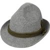 LIPODO Tricorno Feltro di Lana Cappello Classico Tirolese Alpino Uomo Made in Italy Idrorepellente Estate/Inverno