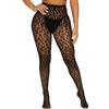 Leypafy Lepafy Collant Sexy Calze Tights a Rete Floreali Leggings a Rete | One Size XS-XL 70－160(LBS)