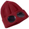 MansWill Occhiali unisex in lana lavorata a maglia, berretto caldo invernale, cappello alla moda, autunno e attività all'aperto, moda, da donna, per interni e tempo libero, protezione per il freddo