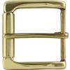 BELTINGER Fibbia per cintura con rullo in massiccia Messing 4,0 cm | fibbia intercambiabile per cintura 40mm acciaio inox | fibbia ad ardiglione | cintura intercambiabile fino a 4cm