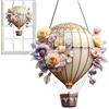 Generico Lanterna a Forma di Mongolfiera | Pendente Appendibile Palloncino Acrilico Vetrato,Decorazioni Accattivanti Per Esterni Da Giardino E