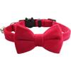 Generico Collar per animali domestici Festive Formale - cravatta per papioni regolabili | Colletto con papilla per piccoli di grandi dimensioni gatti, celebrazioni ideali e occasioni speciali, collare cuc