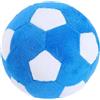 Generico Giocattolo da Calcio per Cani - Morbido Peluche 12x12 cm | Palla reversibile con squeaker, masticazione, gioco | Palline Interattive Indoor, Outdoor, Cani Sensibilizzazione