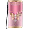 BLOTECH Glitter Cover per OPPO A18 Custodia Flip Caso in PU Pelle Portafoglio Cover a Libro Magnetic Buckle 3D Brillantini Glitters PU Leather Protettiva,Butterfly with diamonds