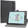 LiuShan Custodia per BOOX Tab Mini C,360 Gradi di Rotazione Custodia in Pelle PU con Supporto Caso per BOOX Tab Mini C 7.8 Pollici Tablet,Nero