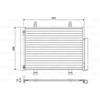 Valeo Condensatore radiatore climatizzazione R 134a 814418 VALEO per SUZUKI SWIFT IV
