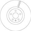 TRW 2x Disco freno ventilazione interna DF6939S TRW per VOLVO XC90 II S90 II XC60 II
