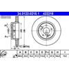 ATE 2x Disco freno ventilato 24.0122-0218.1 ATE per MERCEDES-BENZ CLASSE E SL