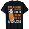Contadini per passione Abbigliamento Divertente Protezioni Per Apicoltori Ape Arte Maglietta