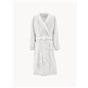 Christian Fischbacher Accappatoio unisex in cotone con collo sciallato Cocoon - Bianco