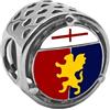 LES FOLIES DI PAOLA GRIECO Charm Genoa Stemma Grifone Squadra di Calcio Serie A Scudetto in argento 925 - Les Folies per Pandora