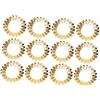 OSALADI Accessori per Lampade Sospese 12pezzi in Ferro Argento Decorativi e Resistenti per Decorazione Lampadari DIY Stile Moderno ed Elegante