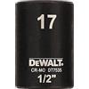 DeWalt DT7535-QZ Impact Socket (Shallow), 17 mm, 1/2