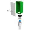 Bonomini 7840EC32B0 Sifone Secco, Bianco/Verde