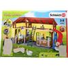 schleich 42485 Stalla per cavalli, per bambini a partire da 3 anni, Mondo Fattoria - playset